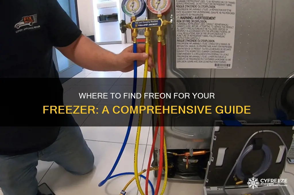 where can i get freon for a freezer