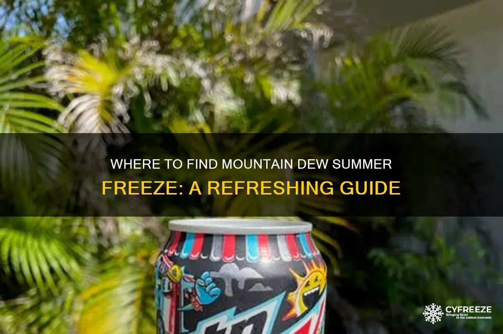 where can i get mountain dew summer freeze