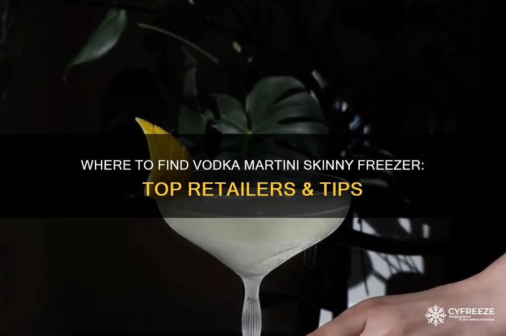 where can i get vodka martini skinny freezer