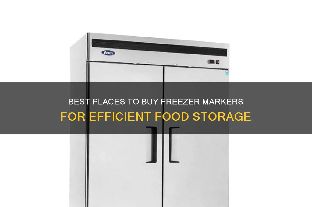 where can we get freezer markers
