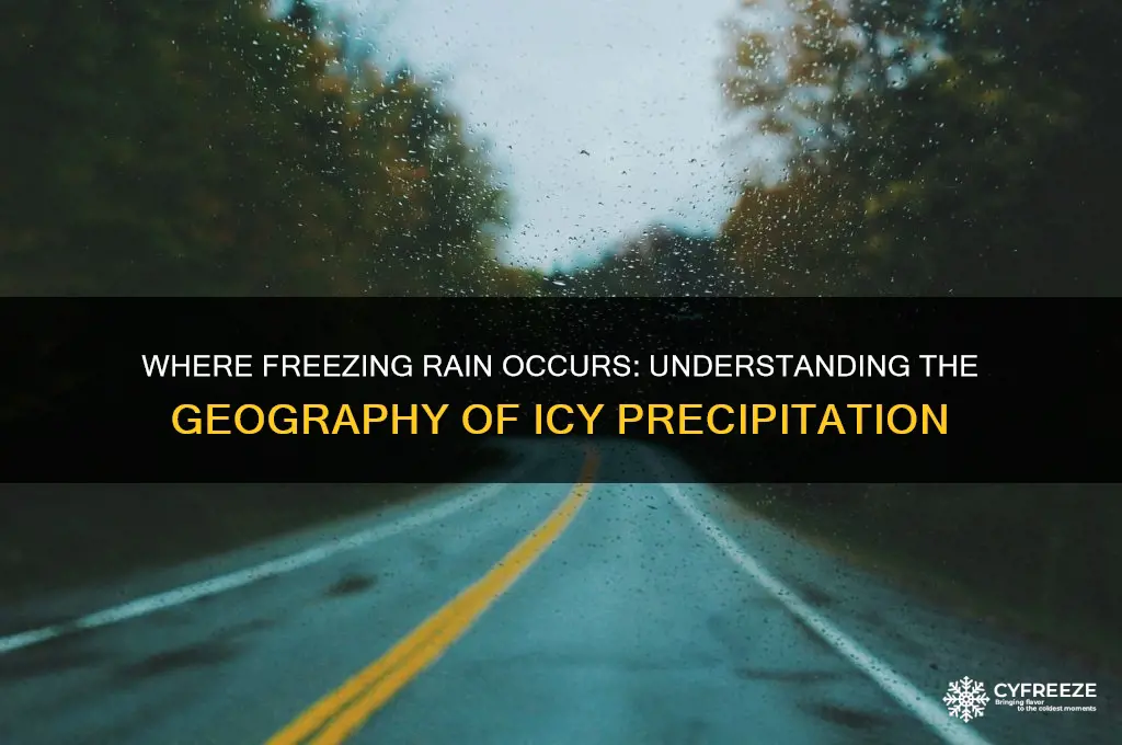 where gets freezing rain