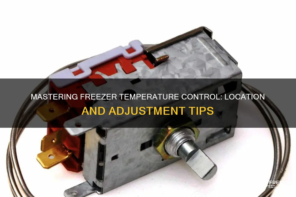 where is freezer temperature control