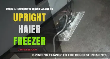 Finding the Temperature Sensor in Your Upright Haier Freezer