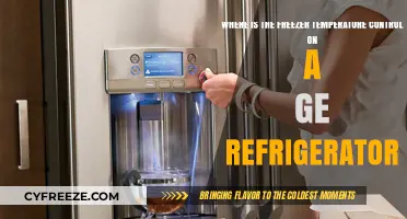 Locate GE Refrigerator Freezer Temperature Control: Quick Guide