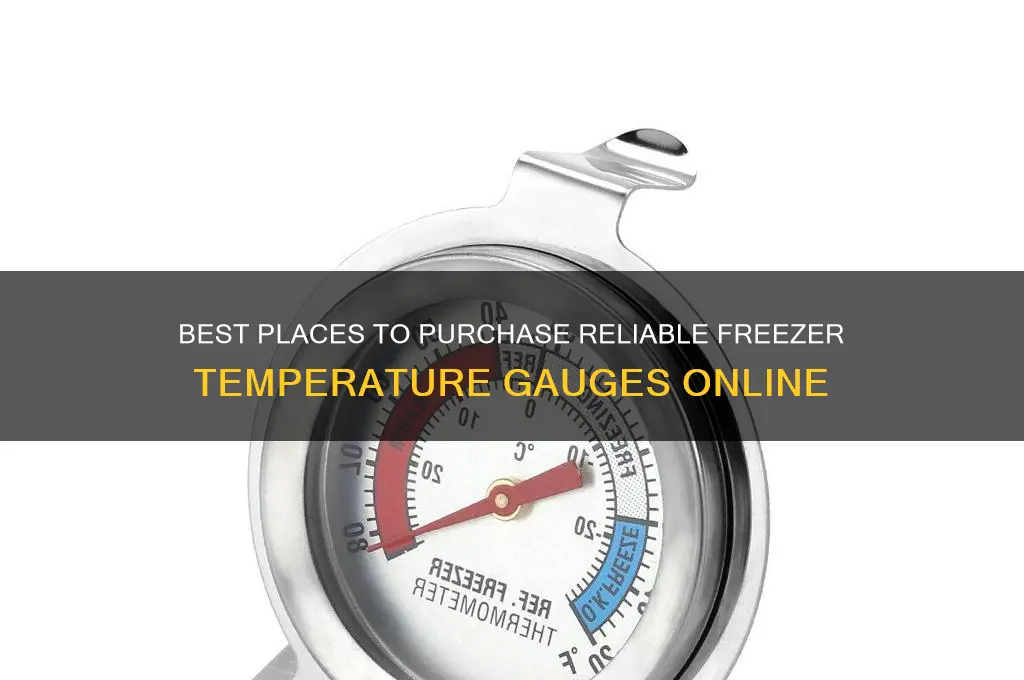 where to buy freezer temperature gauge