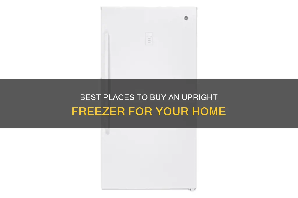where to get an upright freezer