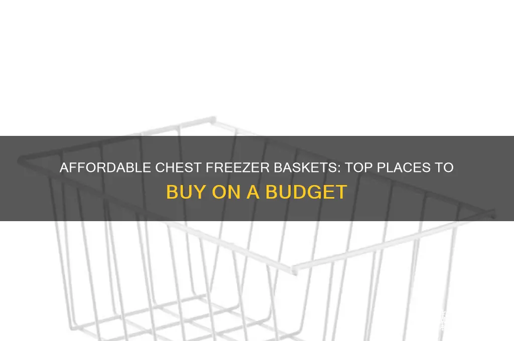 where to get cheap chest freezer baskets