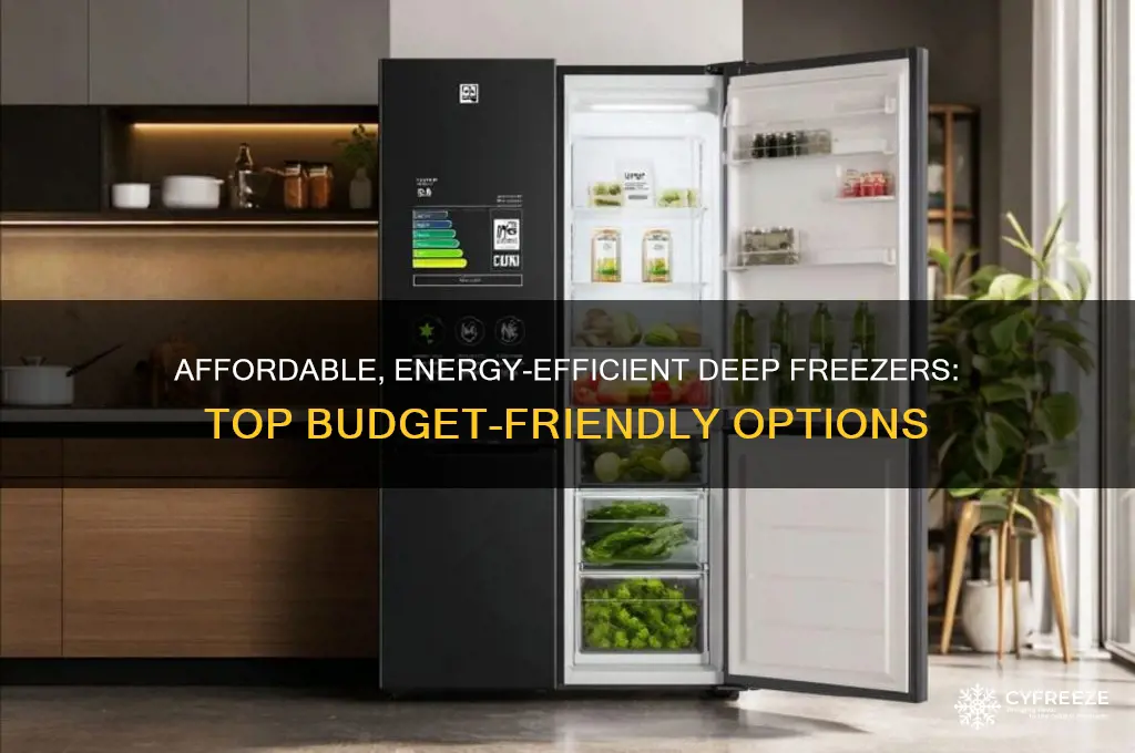 where to get cheapest and energy-efficient deep freezer