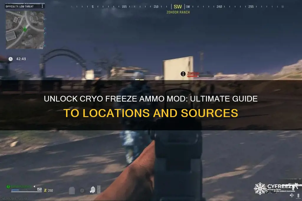 where to get cryo freeze ammo mod
