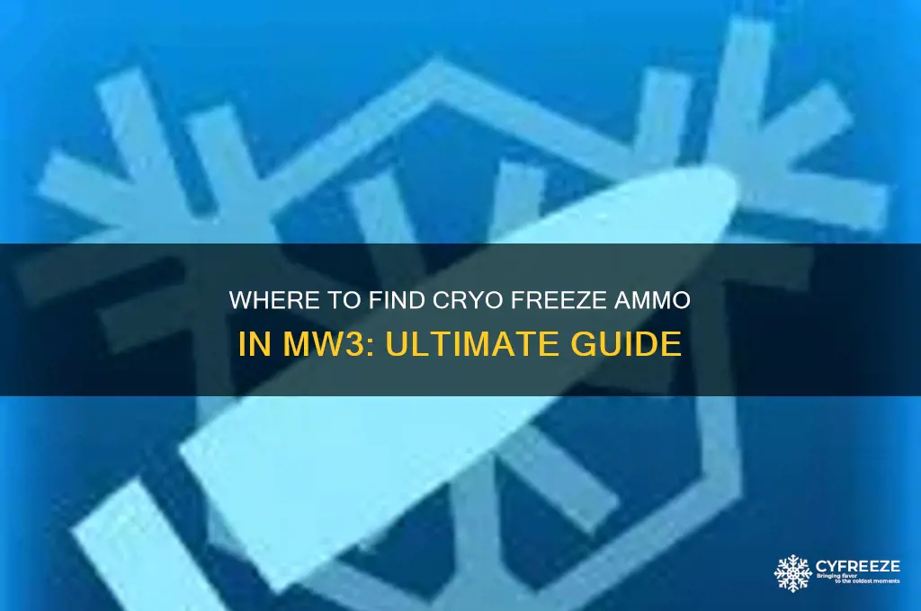 where to get cryo freeze ammo mw3