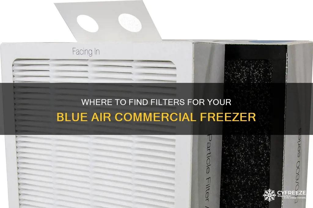 where to get filter for blue air commercial freezer