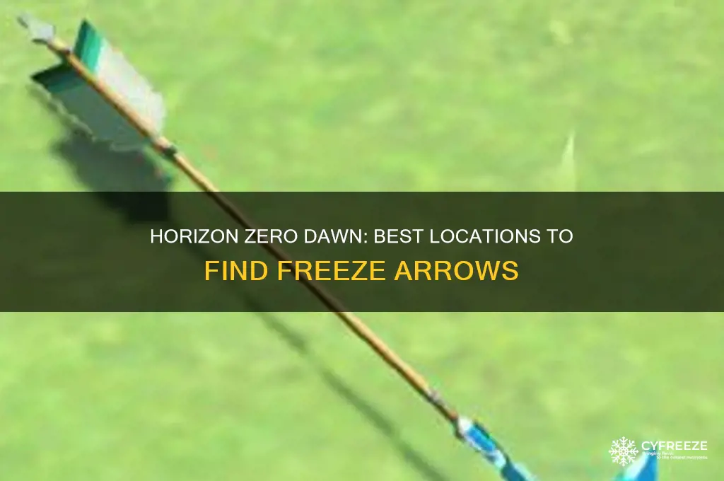 where to get freeze arrows horizon zero dawn