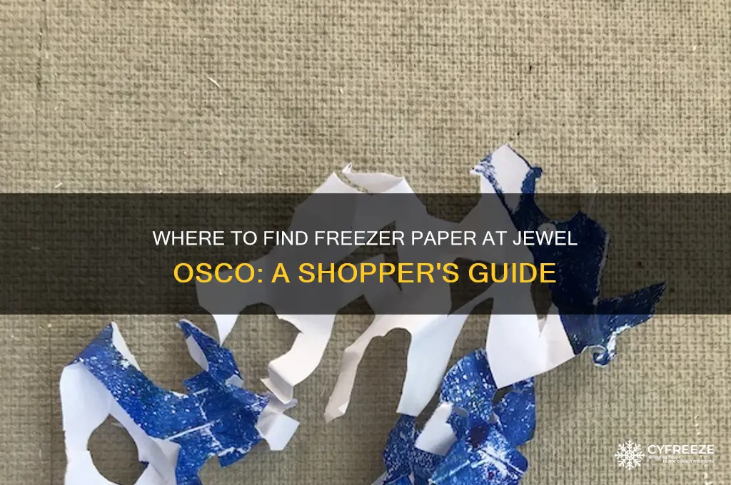 where to get freezer paper jewel osco