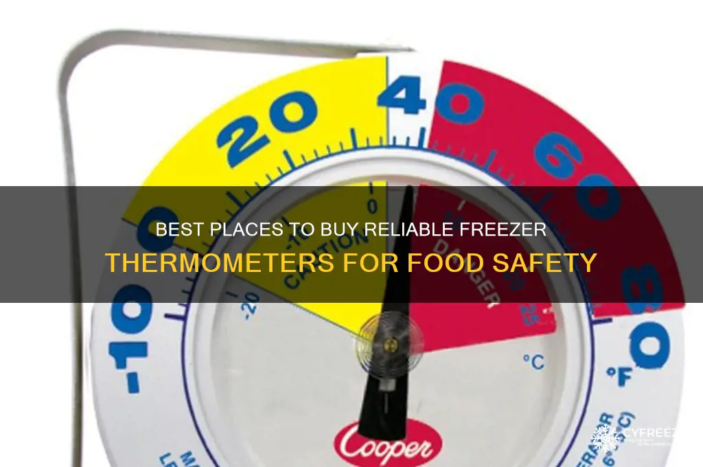 where to get freezer thermometer