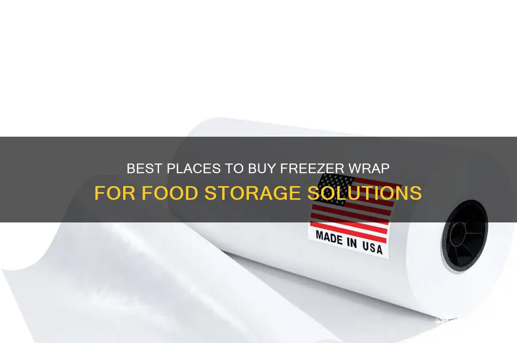 where to get freezer wrap