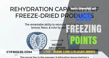 Compounds with Low Freezing Points: Understanding Their Unique Properties