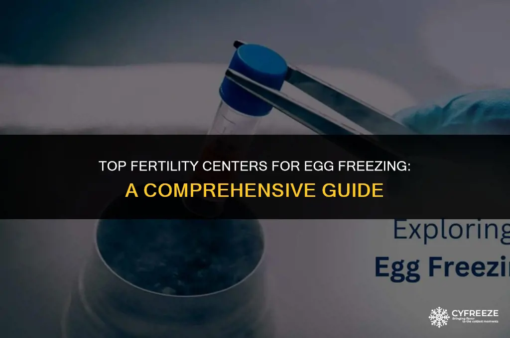 which fertility center has the best egg freezing program