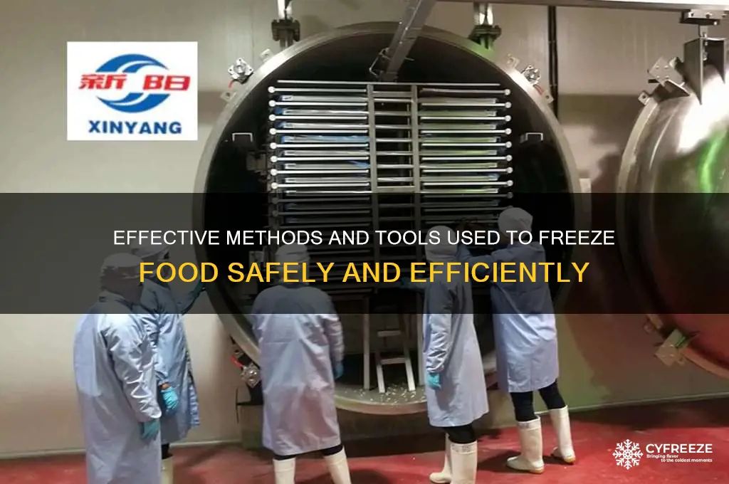 which is used to freeze food