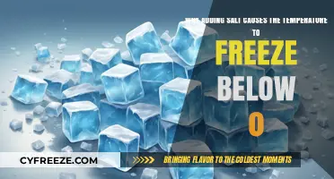 How Salt Lowers Freezing Point Below 0°: Science Explained