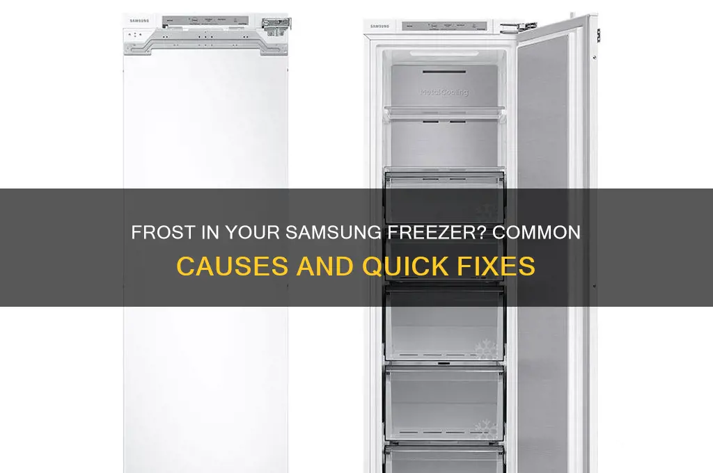 why am i getting frost in my samsung freezer