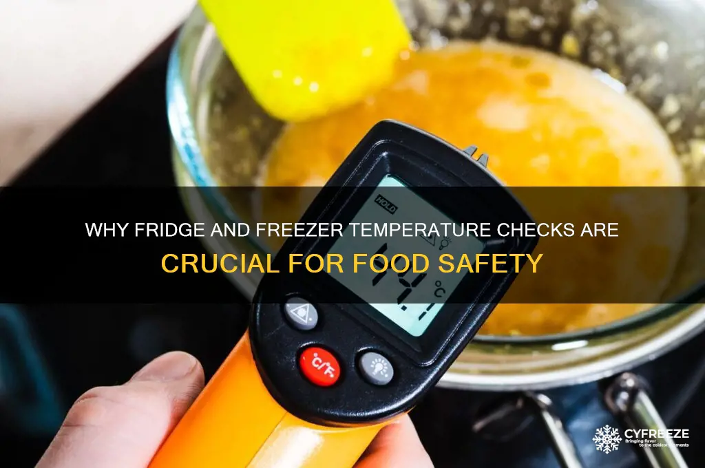 why are fridge and freezer temperature checks important