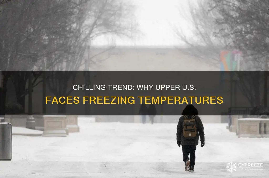 why are temperatures lowering freezing in upper united states