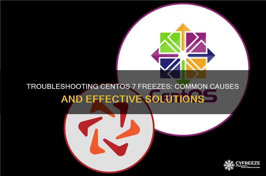 why centos 7 getting freeze or hangs