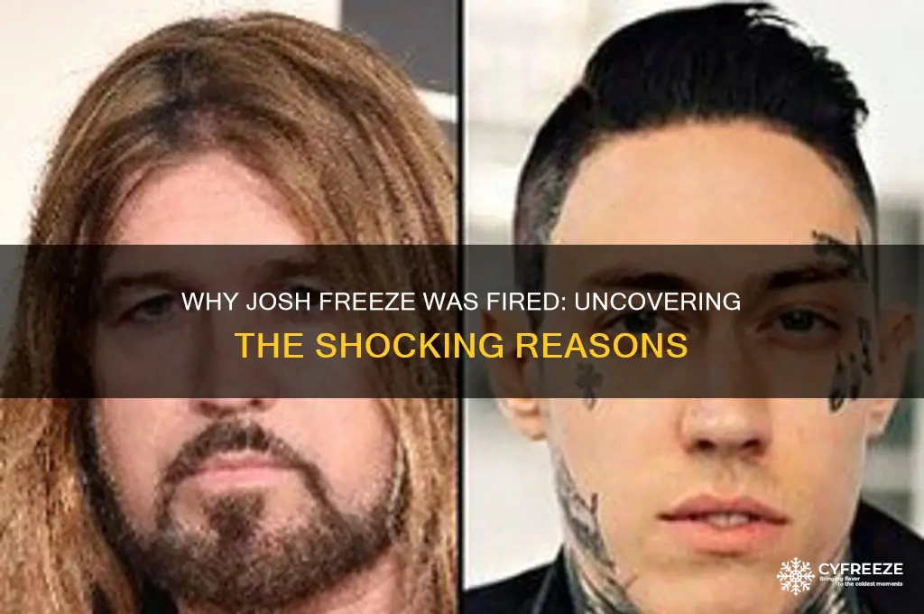 why did josh freeze get fired