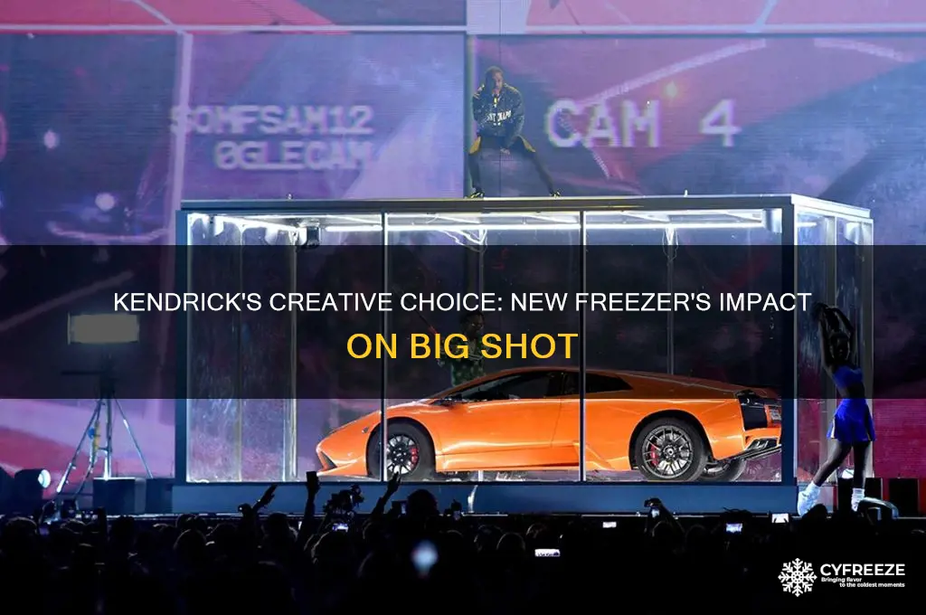 why did kendrick use new freezer on big shot