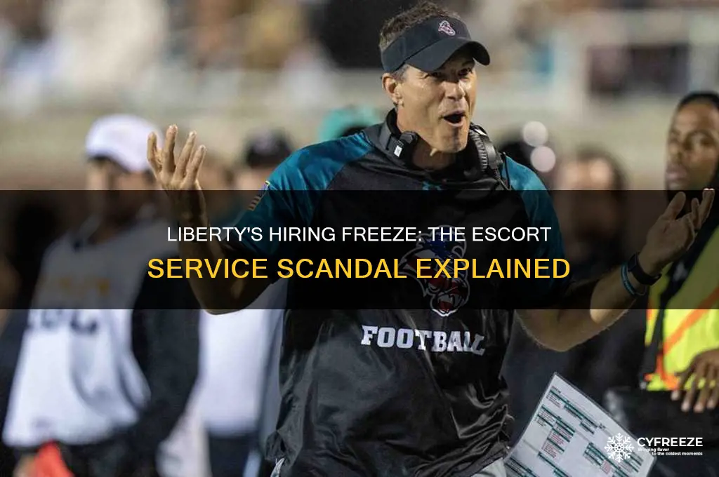 why did liberty hire freeze who uses escort services