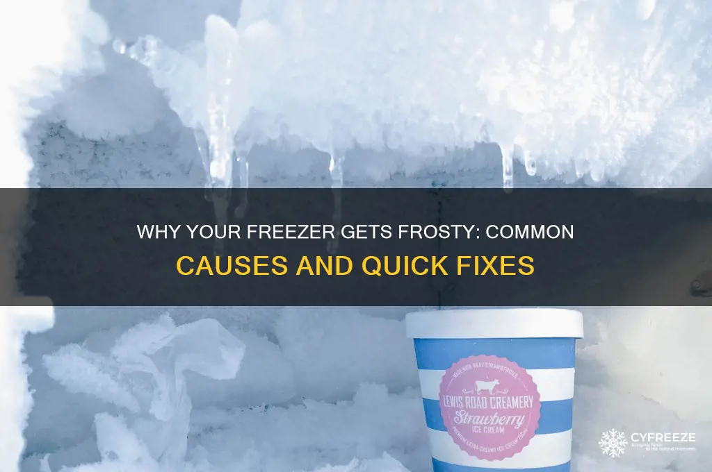why did my freezer get frosty