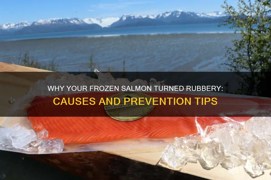 why did my salmon in the freezer get all rubbery