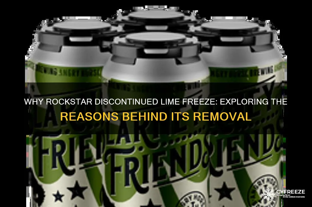 why did rockstar get rid of lime freeze