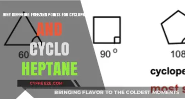 Cyclopropane vs. Cycloheptane: Unraveling Their Unique Freezing Point Differences