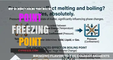 Understanding Density's Impact on Boiling, Melting, and Freezing Points