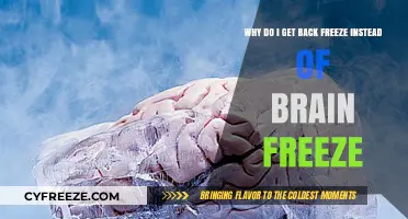 Back Freeze vs. Brain Freeze: Unraveling the Chilling Mystery