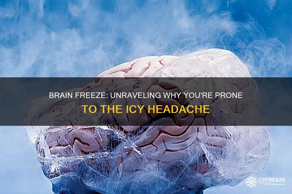why do i get brain freeze so easily