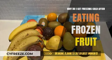 Chilled After Frozen Fruit? Understanding Post-Snack Cold Sensations