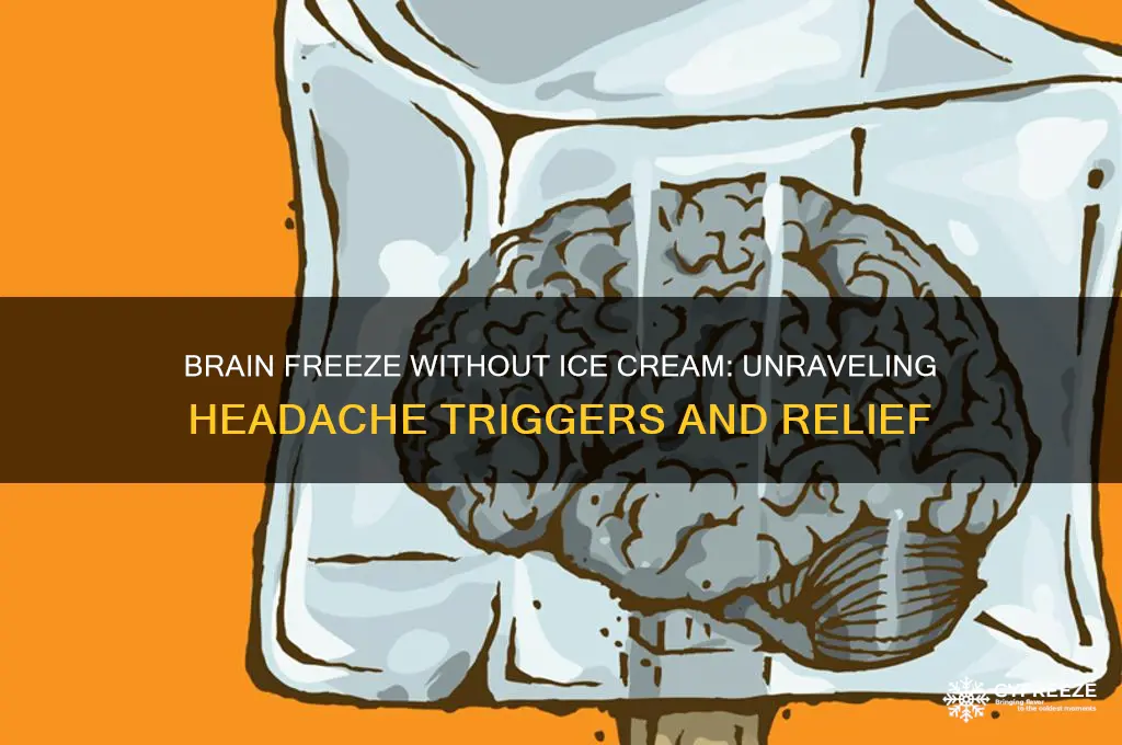 why do i get headaches that feel like brain freeze