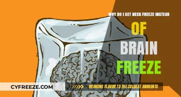 Neck Freeze vs. Brain Freeze: Unraveling the Chilling Sensation Mystery