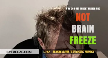 Throat Freeze vs. Brain Freeze: Unraveling the Chilling Mystery