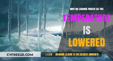 Understanding How Lower Temperatures Cause Liquids to Freeze