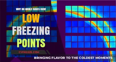 Noble Gases' Unique Properties: Understanding Their Low Freezing Points