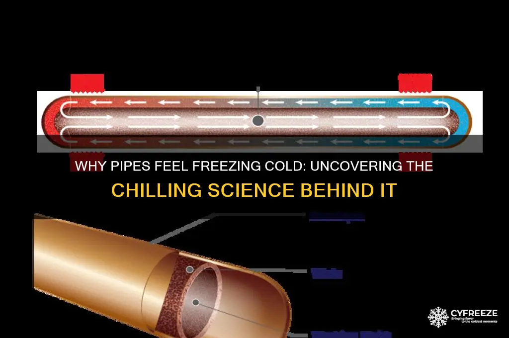 why do pipes get freezing cold to touch