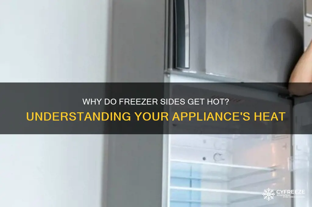 why do the sides of my freezer get hot