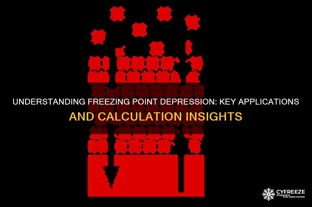 why do we calculate freezing point depression