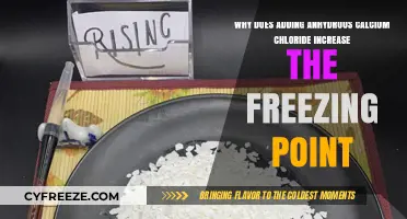 How Anhydrous Calcium Chloride Elevates Freezing Point: A Detailed Explanation