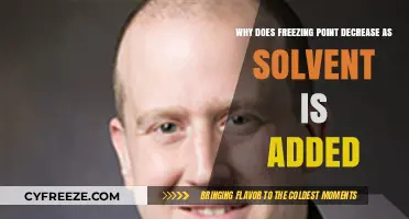 How Adding Solvent Lowers Freezing Point: A Chemical Explanation