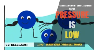 Low Vapor Pressure: How It Reduces Freezing Point Explained
