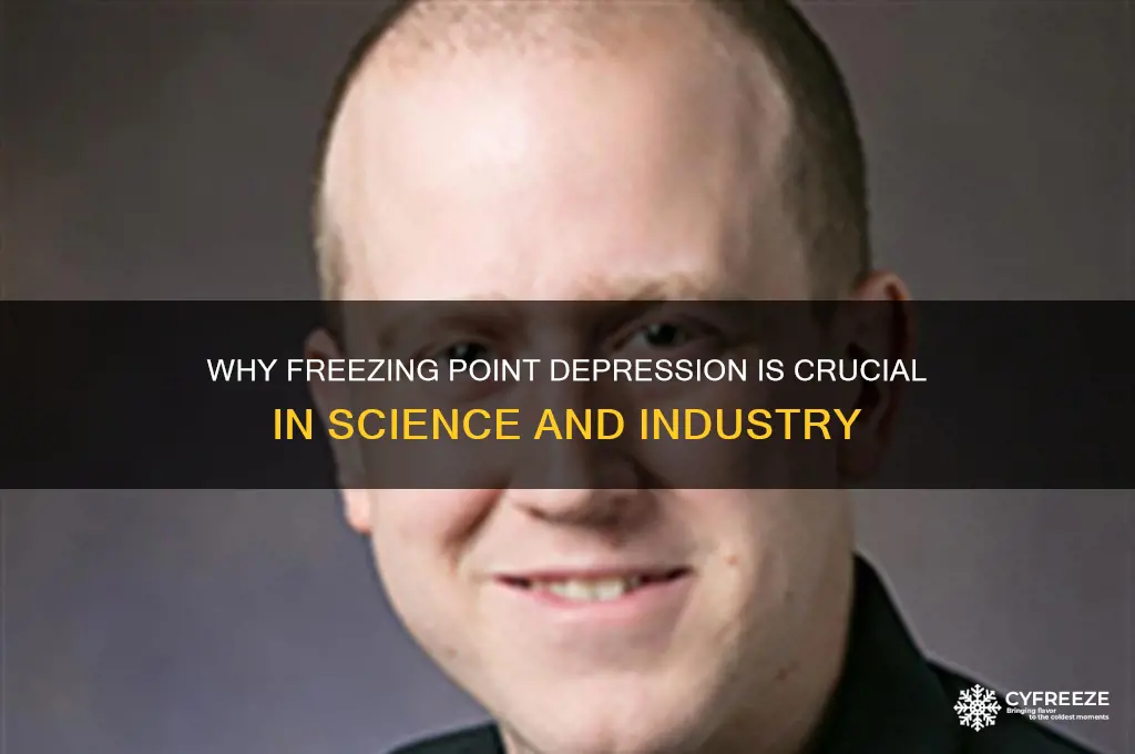 why does freezing point depression matter